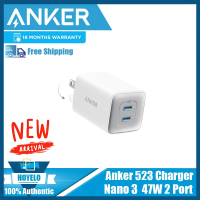 Anker-Fast GaN Charger Nano 3 47W SFC2.0 PPS 45W Galaxy S24 S23 PD 27W iPhone series