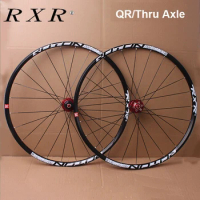 RXR Mtb Wheelset 26inch 27.5 29er Rim 5 Bearing Front Rear Wheels 24 Hole Carbon Hub Wheel For Disc Brake Bike Parts