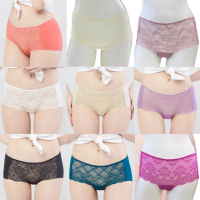 【Swear 思薇爾】8件組Panty小褲系列M-XL蕾絲中低腰平口女內褲(隨機出貨)