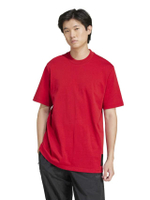 เสื้อยืดผู้ชายพิมพ์ลาย Fashion Label สี Power Red