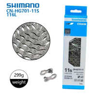 Shimano DEORE XT ULTEGRA HG701 Bicycle Chain 11 Speed Road MTB 116L Chains with Quick Link Connector for M7000 M8000 5800 6800