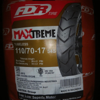 Ban Luar Motor 17 Ring Pelek 17 FDR Maxtreme Tubeless 110/70-17