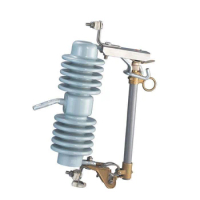 15kv 33kv Drop Out Fuse Cut Out Switch 100a Outs Fuse Holder Porcelain Conso Electric High Voltage Electrical Components 220 Mm
