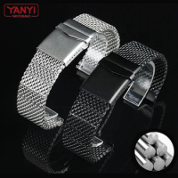 High Quality Milan mesh stainless steel watch band for breitling iwc ctizen seiko Watch strap mens luxury 22mm watchband