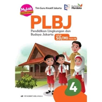 Buku PLBJ Kelas 1,2,3,4,5,6 untuk SD/MI Kurikulum Merdeka - Erlangga PLBJ 4 Bekas