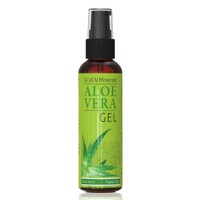 Seven Minerals Organic Aloe Vera Gel 12oz 100% Pure Freshly Cut Texas Planting Vegan Fragrance Free 