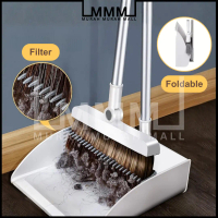 2 Dalam 1 Set Penyapu Boleh Lipat Magic Rotatable Sapu Penyapu Set Dustpan Set Penyambung Penyodok S