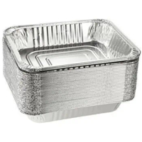 Aluminum Half Size Deep Foil Pan 30 Packs Safe for Use in Freezer, Oven, and Steam Table.pen, Food Boxes Packaging