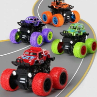 瘋狂寶寶怪獸車巴士消防救援隊車迷你大腳怪越野車模型玩具搗蛋車