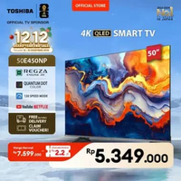 [4K QLED] [KHUSUS ONLINE] Toshiba TV 50" 4K UHD Smart TV - QLED Dolby Vision Atmos VRR ALLM Netflix 