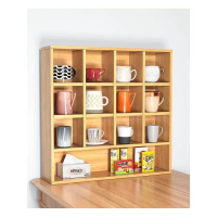 ตู้วางโชว์หรือเก็บแก้ว กาแฟ ชา Coffee Cup Storage ขนาดกะทัดรัดเหมาะสำหรับพื้นที่จำกัดโต๊ะที่วางแก้วน