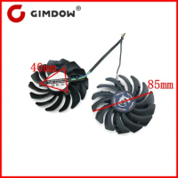 New PLD09210S12HH 2pcs/lot 85mm 4pin for MSI GeForce GTX 1650 Super 1660 1660Ti GAMING X Graphics Card Fan