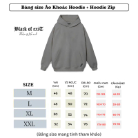 TOP Áo hoodie EXIT-Signature nỉ bông cotton BLACK OF EXIT nam nữ form rộng thu đông Local Brand