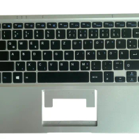 Laptop PalmRest&amp;keyboard For Fusion5 LapBook T90B+ Pro 64GB 14.1 Silver C Shell with black German GR keyboard