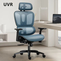 UVR Gaming Computer Chair Adjustable Live Gaming Chair Mesh Office Chair Ergonomic Backrest Sponge Cushion Home Computer Chair
