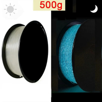 3D PLA Glow In The Dark Filament 1กก. 500G Luminous Filament PLA 1.75มม. 3D การพิมพ์วัสดุพลาสติก Fil