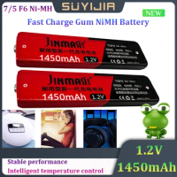 1.2V 7/5F6 67F6 1450mAh Gum Rechargeable Ni-MH Gel Battery for-Sony for-Panasonic Walkman Gel Lithium Battery MD CD Tape Player
