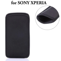 Elastic Neoprene Protective Pouch Bag Sleeve Case Cover For SONY Xperia z1 z2 Z3 compact E4 E5 Z5 XA XZ XA1 X sleeve pouch cases