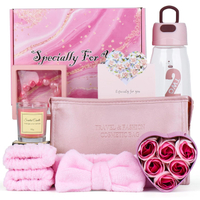 Gift Set for WomenPink Gift  BasketUnique Gifts for Women Her SistersDaughterMomGirlfirendWifeCowork