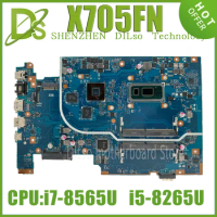 KEFU X705FN Mainboard For Asus Vivobook Pro 17 X705F N705F Laptop Motherboard With i5-8265U i7-8565U MX150-2G/4G DDR4 100% Test