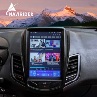 Car Radio Android 13 Video Player Carplay For Ford Fiesta 2009 2011 2013 2014 2015 2016 Navigation GPS Tesla Screen Multimedia