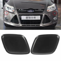 1 Pair Car Front Bumper Headlight Washer Jet Cover Left Right Accessories 1719218 1719217 For Ford Focus 2012 2013 2014