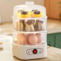 Two/Three-Layer Electric Steamer Machine 6 Eggs Electric Egg Boiler Cooker Multifunction Egg Boiler