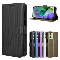 For Motorola Moto G54 5G Case Magnetic Book Premium Flip Leather Card Holder Wallet Stand Soft Tpu Back Phone Cover Coque Funda