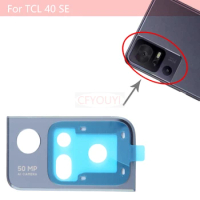 For TCL 40 SE Back Rear Camera Lens Glass Lens With Adhesive Sticker Replacement Part
