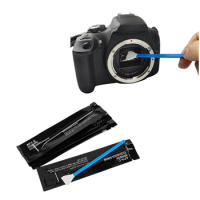 10Pcs DSLR Camera Sensor Cleaning Swab Digital Camera Cleaner Lens Cleaning Kit for Nikon Canon Camera