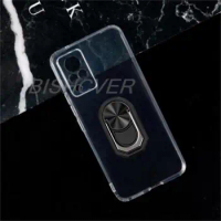 Magnet Phone Case For For Vivo V21 5G Shockproof Soft TPU Silicone Cover For Vivo V2050 VivoV21 5G Case With Ring Holder