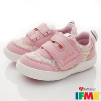 ★IFME日本健康機能童鞋-萌娃系列學步鞋IF22-012331粉(寶寶段)