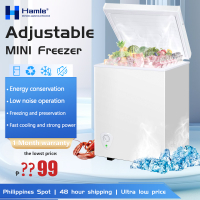 Hamle Freezer Inverter Chest Freezer Cooler Refrigerator Mini Freezer Multifunction Upright Freezer