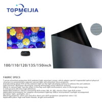 TOPMEIJIA 100 inch -150 inch ALR Projector Screen 16:9 T-Prism Screen Fabric Without Frame For 4K Ultra Short Throw Projector