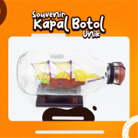 Souvernir Murah Kapal Botol Kaca / Hiasan Miniatur Pajangan Meja Koleksi Unik / Hiasan Perahu dalam