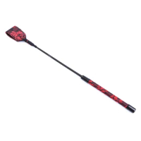 45CM Riding Crop PU Leather Whip with Premium Quality Red Cloth cover Crops Equestrianism HorseWhip