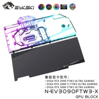 Bykski GPU Water Block For EVGA RTX3090/3080/3080ti FTW3 ULTRA GAMING Graphic Card Radiator,EVGA VGA Cooler