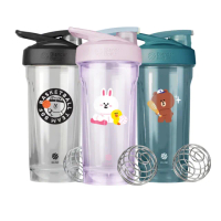 【Blender Bottle_2入】LINE FRIENDS〈Strada Tritan〉防漏環保水壺 828ml(BlenderBottle/運動水壺/搖搖杯)