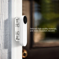 Horizontal Doorbell Corner Stand Adjustable Mount for Google Nest Doorbell Left Right 45 Degrees Rotating Rack