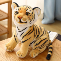 ตุ๊กตาเสือจำลองตุ๊กตาผ้าของเล่นยัดนุ่นของขวัญวันเกิดเสือขาวของเล่นเด็กหมอนของขวัญ logo