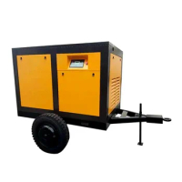 10 Bar 7.5hp 50-500 Liter Electric Diesel Air Compressors Portable Industrial Air Compressor