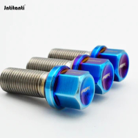 Jntitanti Gr5 titanium lug bolt hub bolt screws M14*1.5*28 for VW or Audi with ball seat
