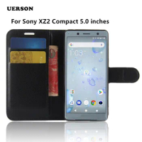 For Sony Xperia XZ2 Compact Case For Sony XZ2 Compact Flip Leather Back Cover Phone Case For Sony Xperia XZ2 Compact H8314 H8324