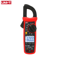 UNI-T Digital Clamp Meter UT202F UT204R AC DC Current Pliers Ammeter True RMS Voltage Tester Frequency Meter