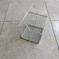 keranjang steril persegi 15 cm laboratorium autoclave