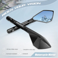 For HONDA NSR125 NSR 125 NSR250 NSR 250 NX650 NX 650 J-XDOMINATOR Universal 8mm 10mm Motorcycle ALUMINUM Rearview Side Mirrors