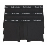 【Calvin Klein 凱文克萊】5件一組黑色 短版內褲 透氣棉質(CK內褲 ck內褲 平口褲 四角褲 男內褲)