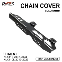 Chain Cover Motorcycle 6061 Aluminum Chain Protective Cover Chain Protection Guard For KAWASAKI KLX110 KLX110L 2010-2023