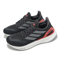 adidas 慢跑鞋 Pureboost 5 W 女鞋 黑 紅 緩震 反光 運動鞋 愛迪達 JH6452