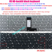 New US NO-backlit NO-frame Keyboard For Acer Aspire 5 A515-43,A515-43G,A515-52,A515-52G,A515-54,A515-55,A515-56 laptop